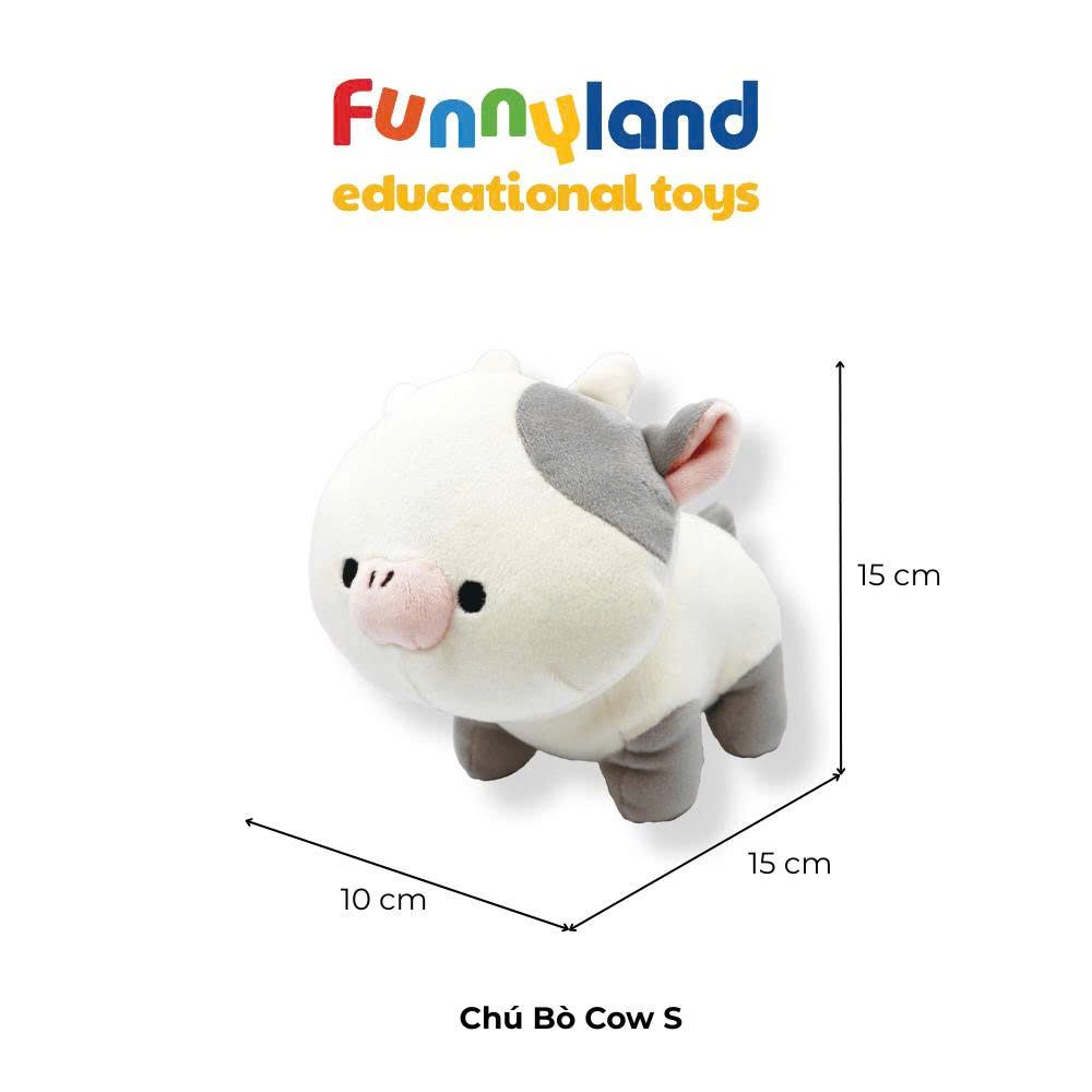 Thú bông MofmoFriends Farm S - Cow