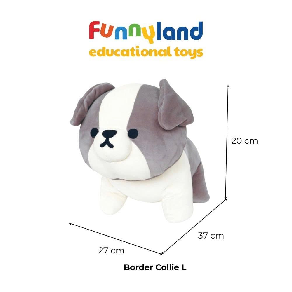 Gấu bông Nhật Bản MofmoFriends - Chú Chó Border Collie