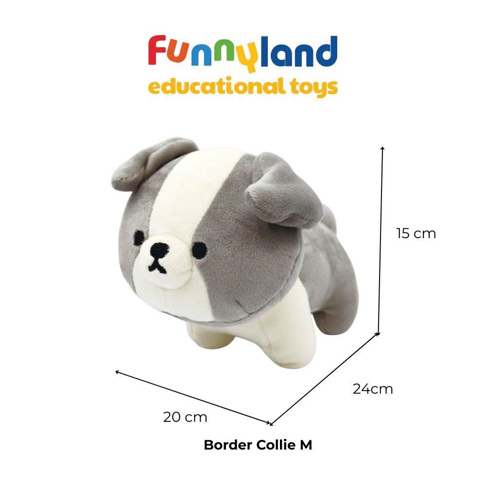 Gấu bông Nhật Bản MofmoFriends - Chú Chó Border Collie