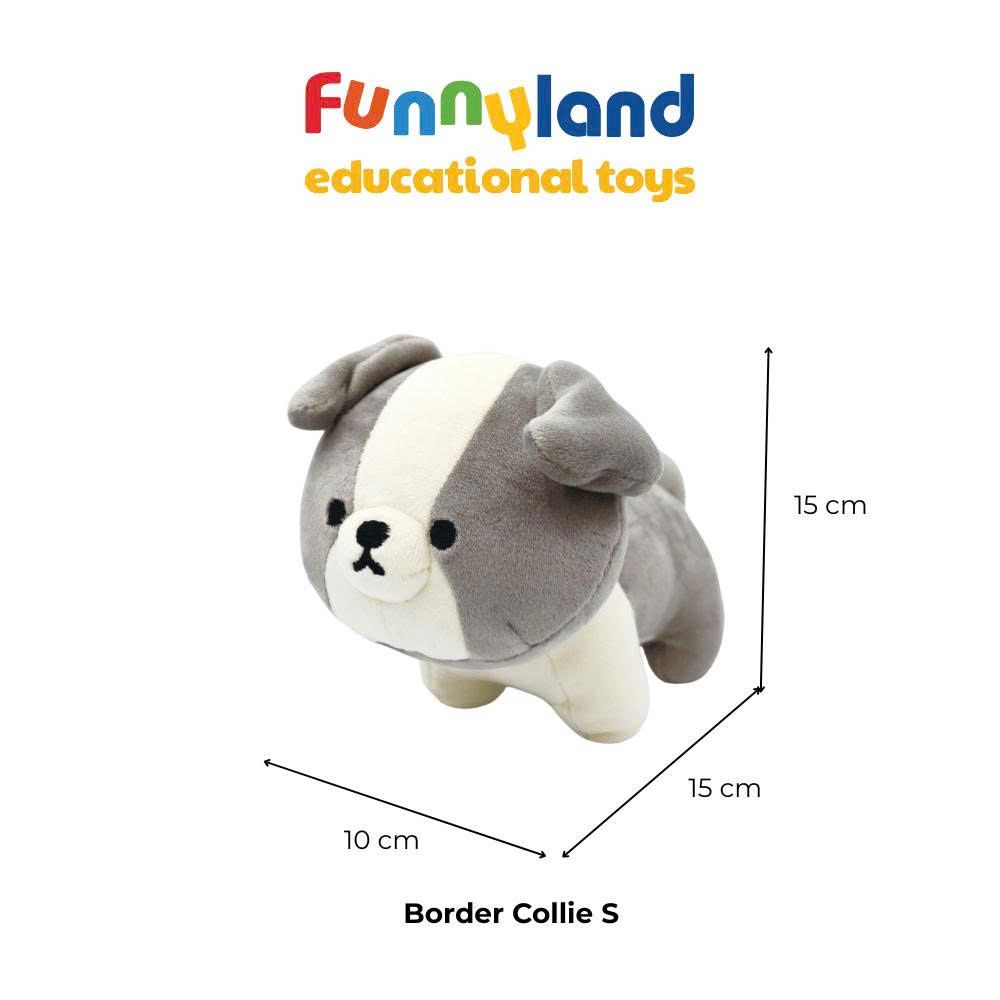 Gấu bông Nhật Bản MofmoFriends - Chú Chó Border Collie