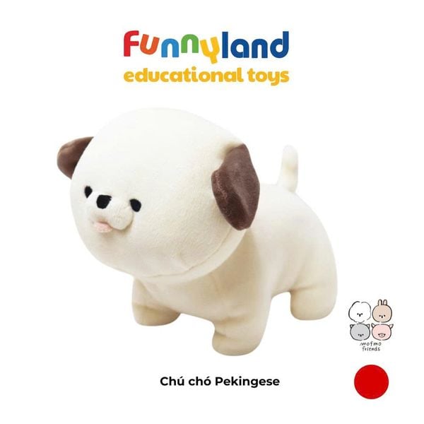 Gấu bông Nhật Bản Mofmo Friends - Chú Chó Pekingese