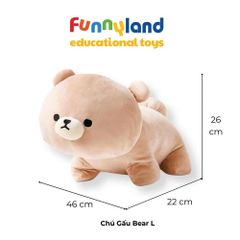 Gấu bông Nhật Bản Mofmo Friends - Chú Gấu Bear