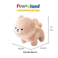 Gấu bông Nhật Bản Mofmo Friends - Chú Gấu Bear