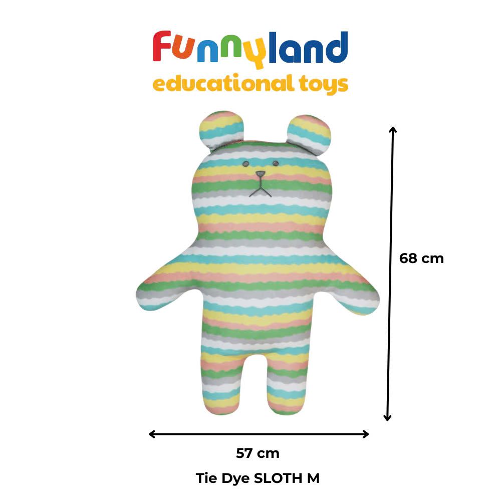 Gấu bông Nhật Bản Craftholic - Chú gấu Tie Dye SLOTH