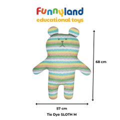 Gấu bông Nhật Bản Craftholic - Chú gấu Tie Dye SLOTH