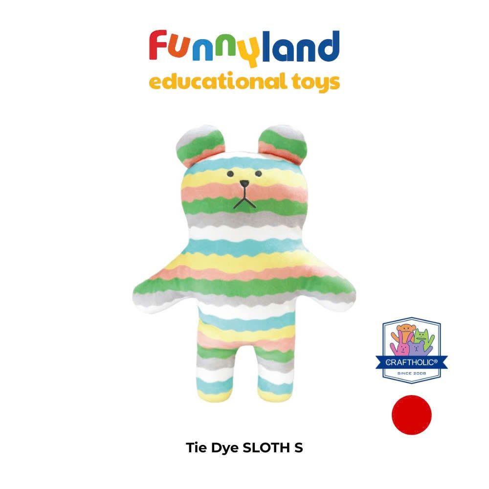 Gấu bông Nhật Bản Craftholic - Chú gấu Tie Dye SLOTH