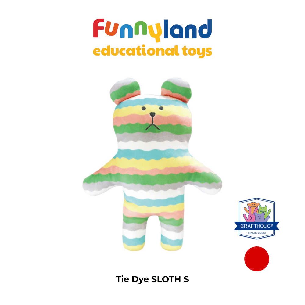 Gấu bông Nhật Bản Craftholic - Chú gấu Tie Dye SLOTH