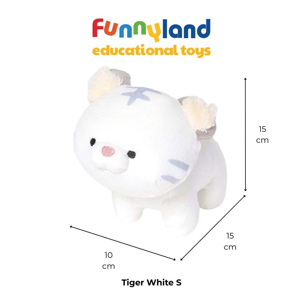 Thú bông MofmoFriends S - Tiger White