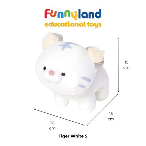 Gấu bông Nhật Bản MofmoFriends - Chú Hổ Tiger White
