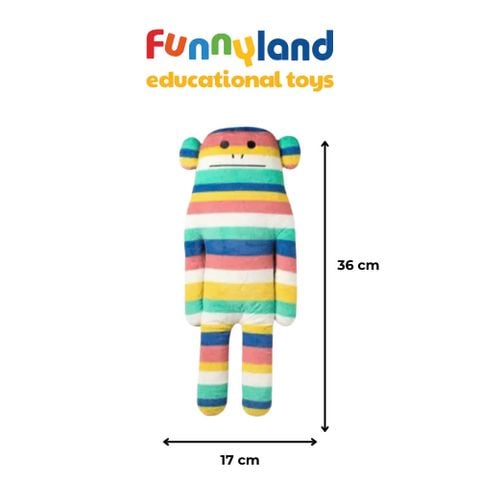 Gấu bông Nhật Bản Craftholic - Chú Khỉ Multi Border LORIS