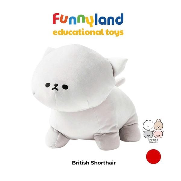 Gấu bông Nhật Bản Mofmo Friends - Chú Mèo British Shorthair