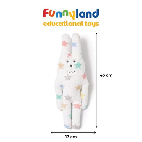 Gấu bông Nhật Bản Craftholic - Chú Thỏ Multi Star RAB