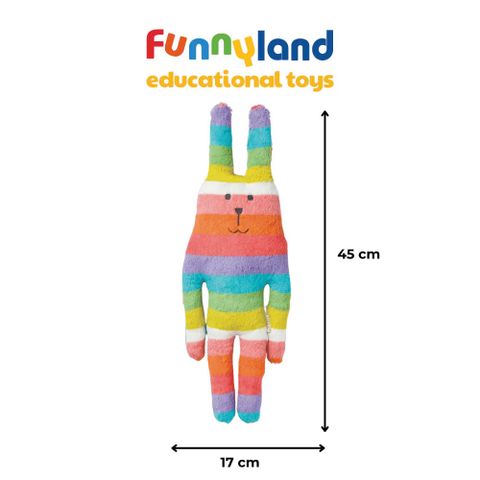 Gấu bông Nhật Bản Craftholic - Chú Thỏ Rainbow RAB