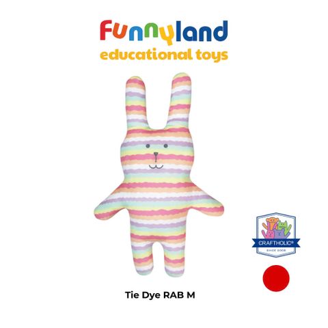 Gấu bông Nhật Bản Craftholic - Chú Thỏ Tie Dye RAB