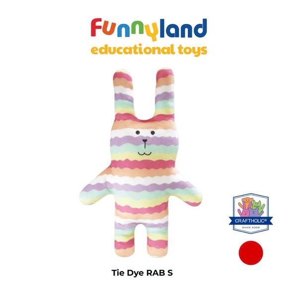 Gấu bông Nhật Bản Craftholic - Chú Thỏ Tie Dye RAB