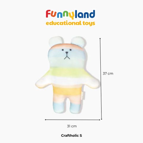 Gấu bông Nhật Bản Craftholic - Chú gấu SLOTH (Suisai Craft)