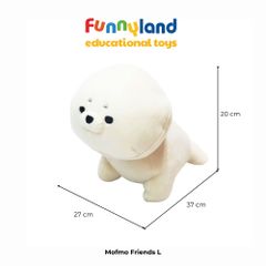 Gấu bông Nhật Bản Mofmo Friends - Chú Hải Cẩu Seal