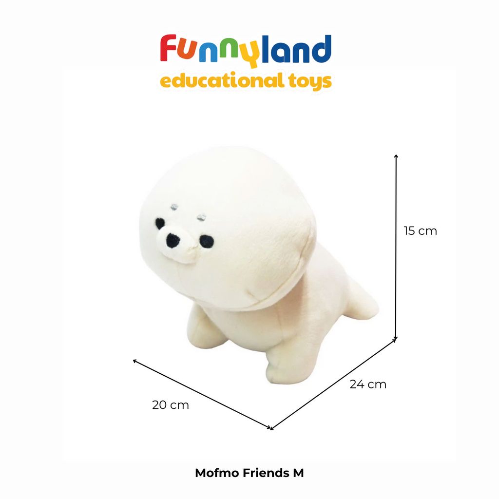 Gấu bông Nhật Bản Mofmo Friends - Chú Hải Cẩu Seal