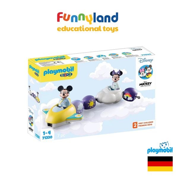 Đồ chơi mô hình Playmobil: Chuyến đi trên mây của Mickey & Minnie