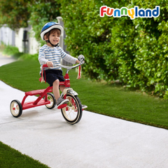 Xe đạp ba bánh trẻ em Radio Flyer Classic Red Dual Deck Tricycle