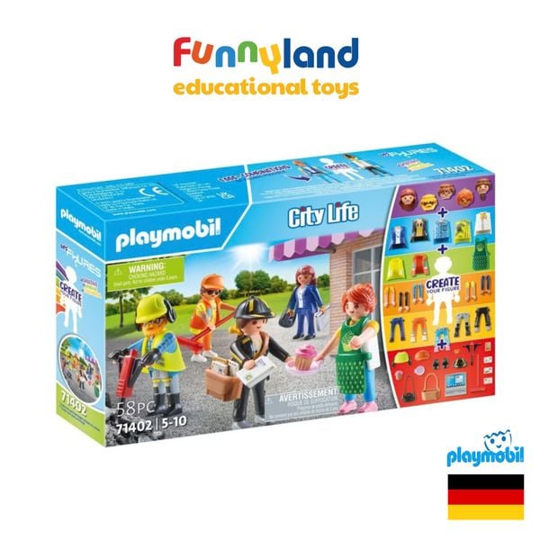 Đồ chơi mô hình Playmobil: Bộ nhân vật: Cuộc sống thành thị