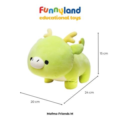 Gấu bông Nhật Bản Mofmo Friends - Chú rồng xanh Dragon