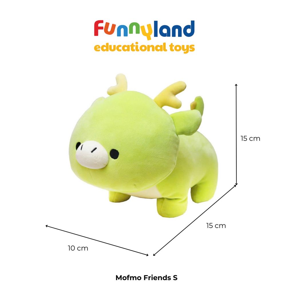 Gấu bông Nhật Bản Mofmo Friends - Chú rồng xanh Dragon