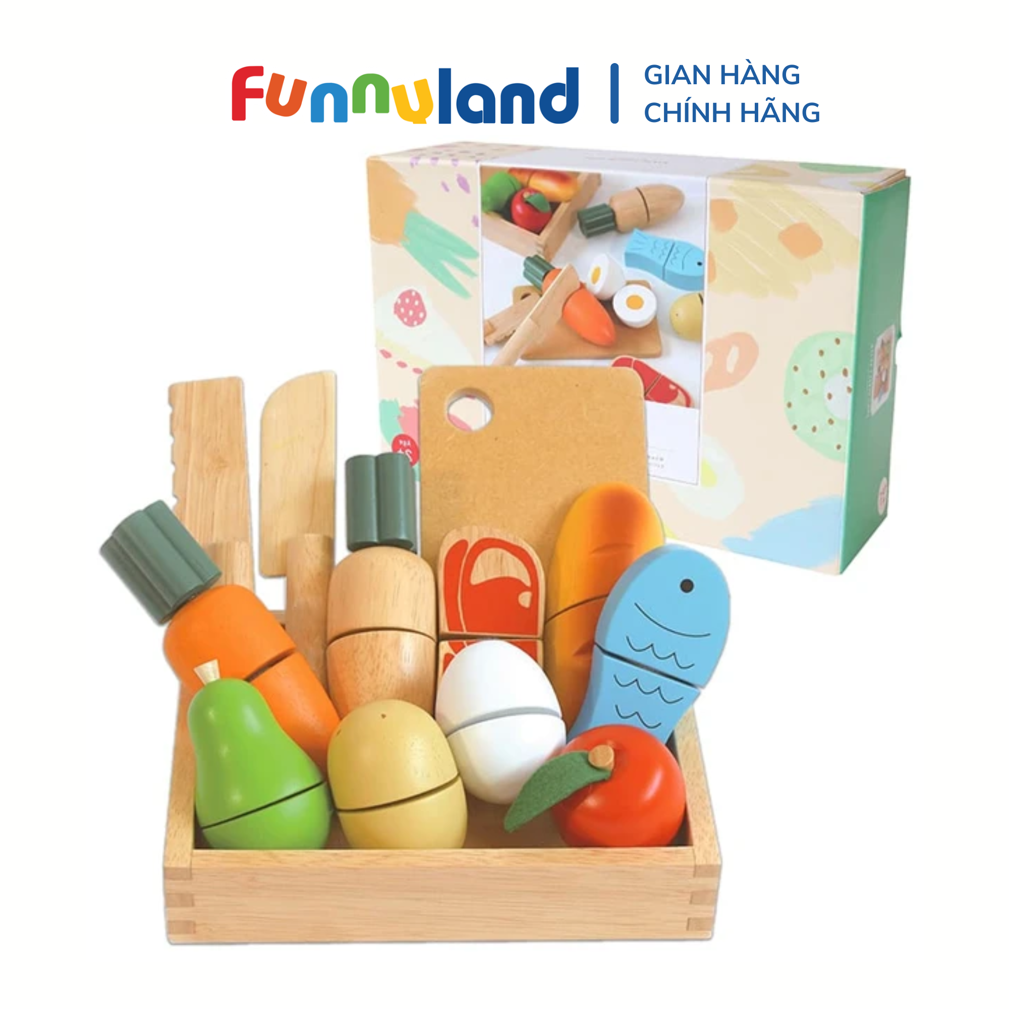  Đồ Chơi Nhà Bếp Nhỏ Bằng Gỗ - First Little Chef Geni 