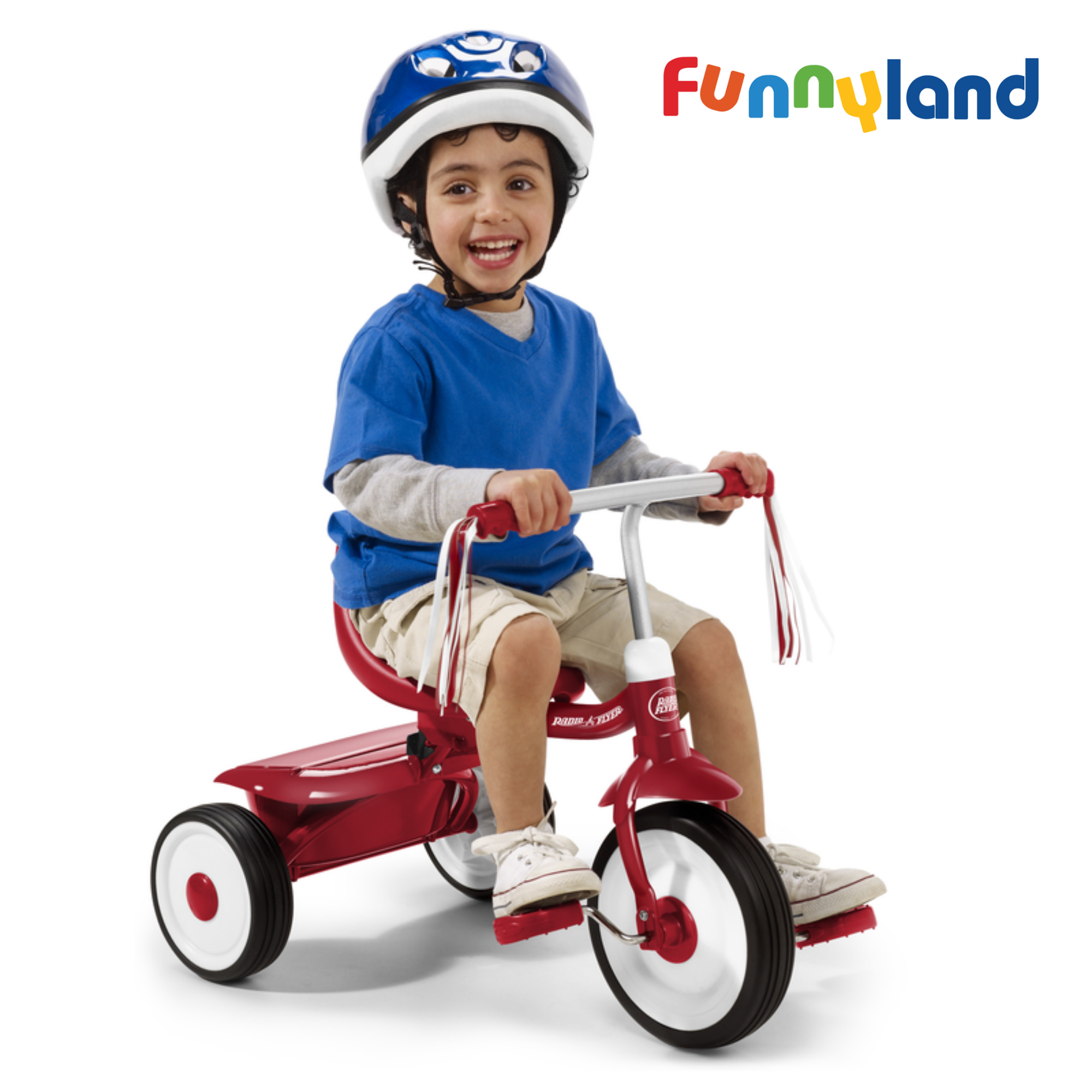 Xe đạp ba bánh trẻ em Radio Flyer Fold 2 Go Trike (Red)