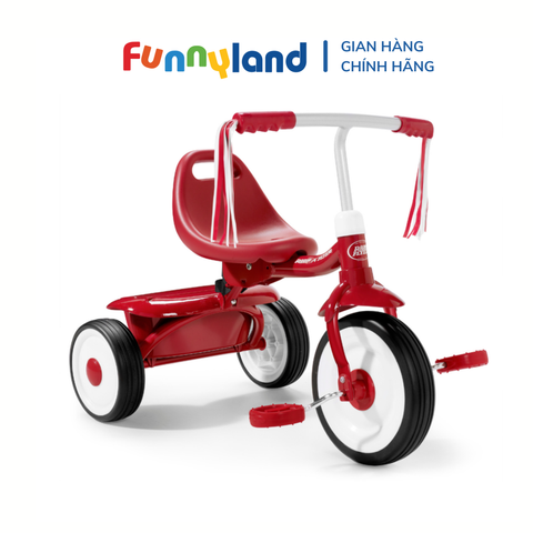 Xe đạp ba bánh trẻ em Radio Flyer Fold 2 Go Trike (Red)