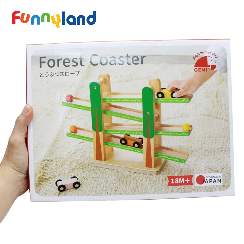 Đồ Chơi Đường Trượt Vui Nhộn Bằng Gỗ - Forest Coaster Geni