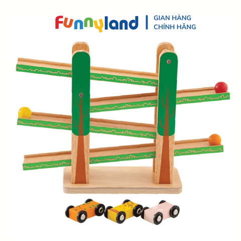 Đồ Chơi Đường Trượt Vui Nhộn Bằng Gỗ - Forest Coaster Geni