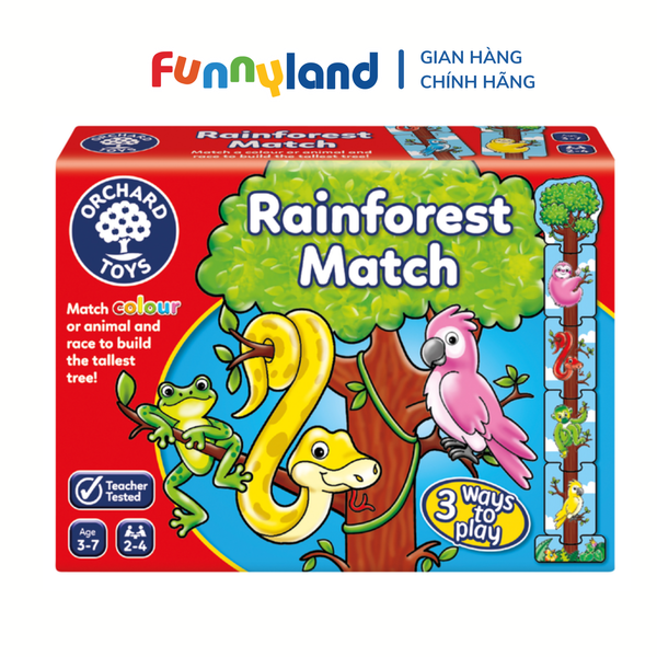 Đồ chơi trí tuệ OrchardToys Rainforest Match - Ghép Rừng Nhiệt Đới