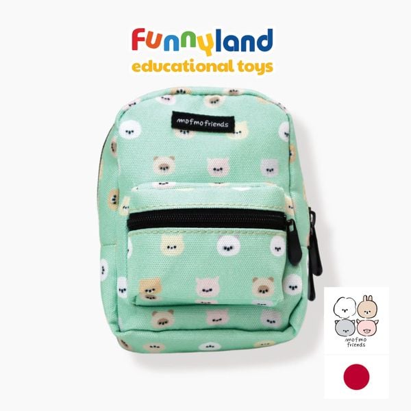 Phụ kiện MofmoFriends Mini Backpack with Carabiner Hook - Green