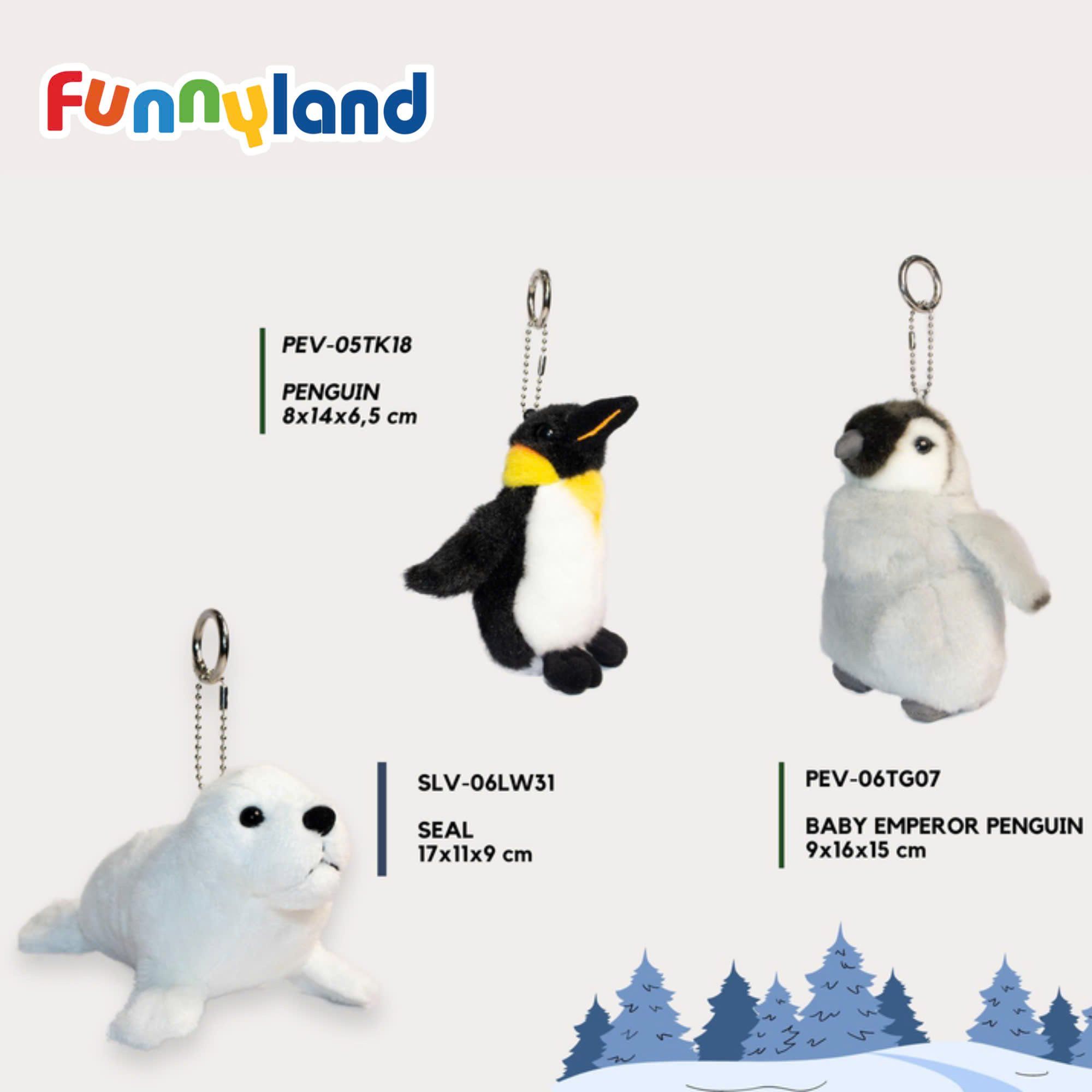  Phụ kiện móc khoá Be My-Hanging Penguin/Seal/Baby Emperor Penguin 
