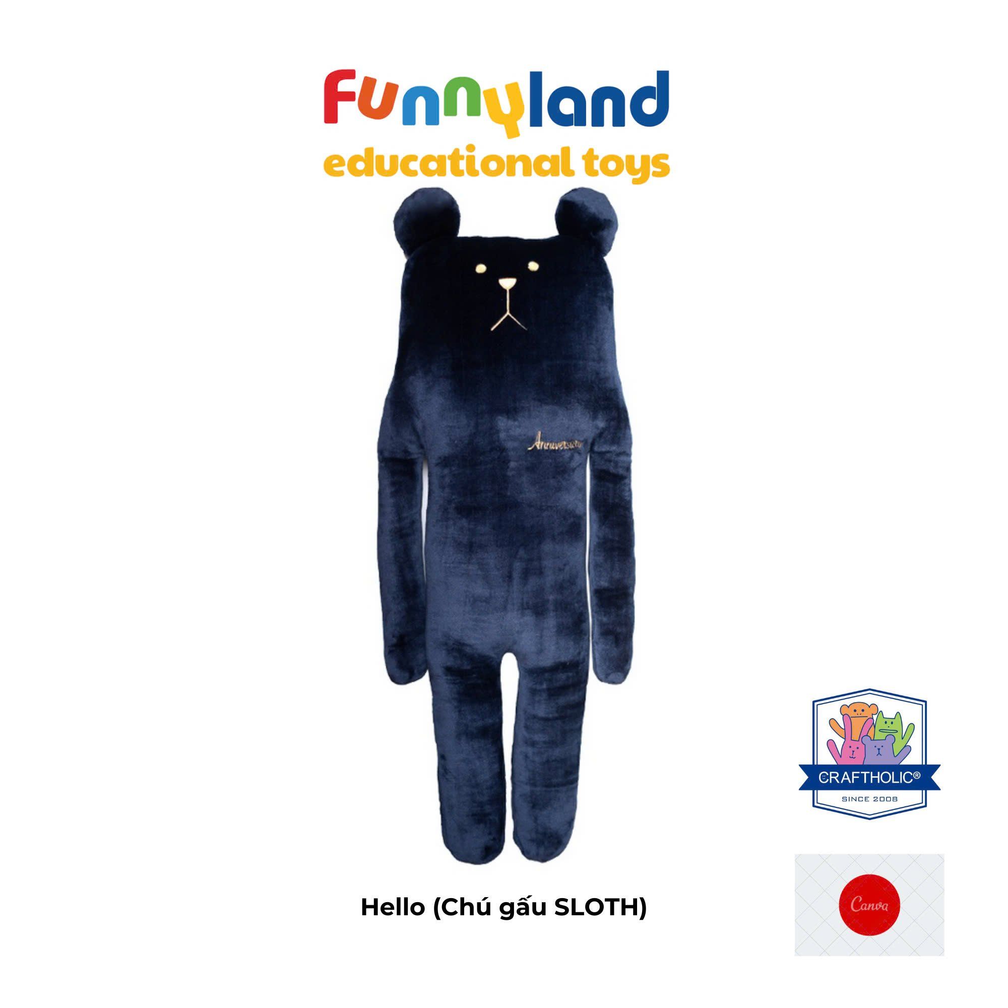 Gấu bông Nhật Bản Craftholic - Chú gấu SLOTH (Hello) 
