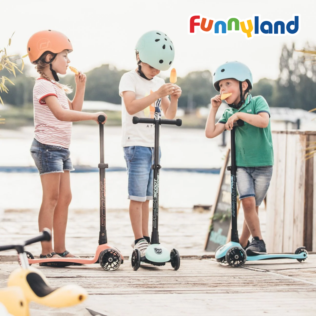 Xe scooter trẻ em Scoot and Ride Highwaykick 3 LED (Blueberry)