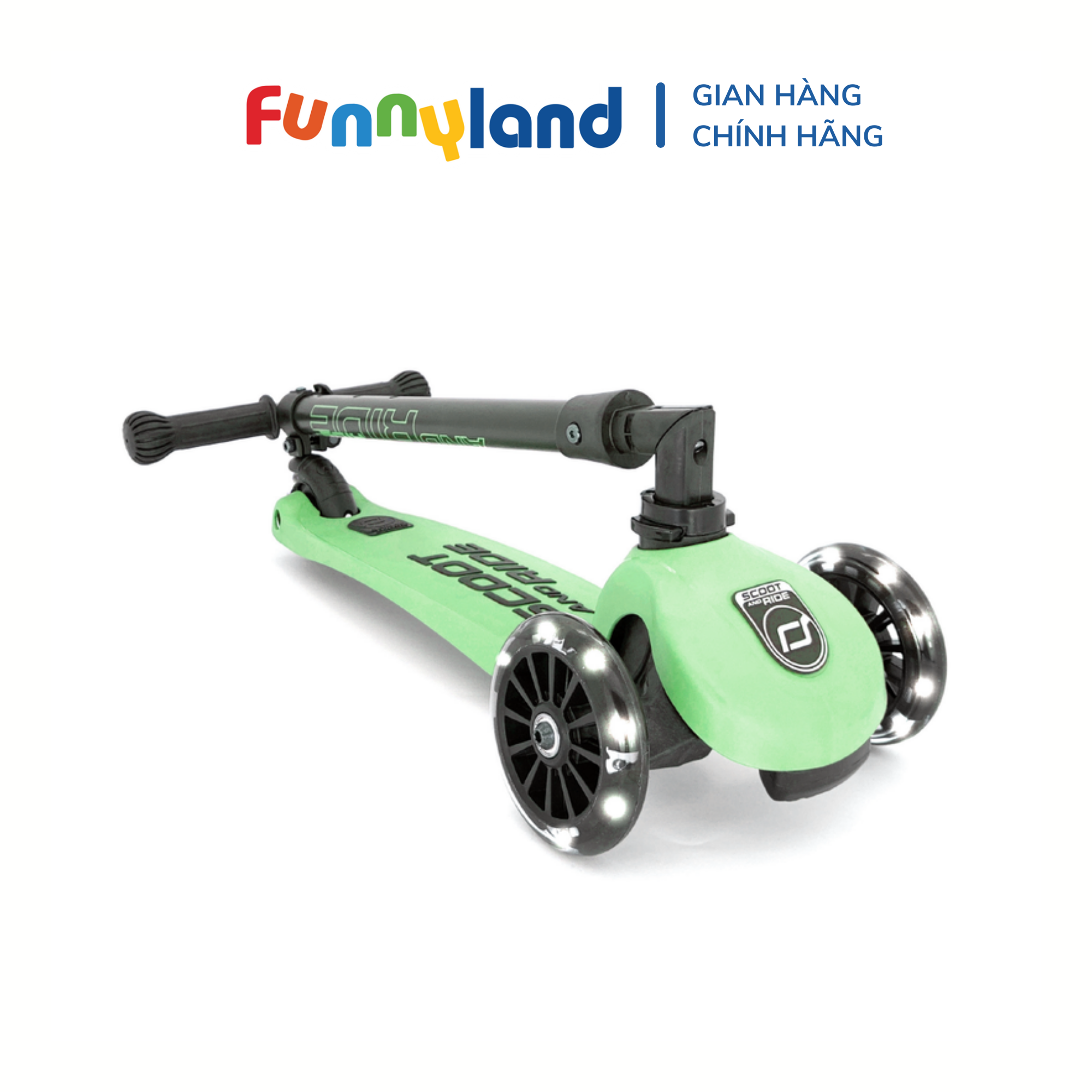 Xe scooter trẻ em Scoot and Ride Highwaykick 3 LED (Kiwi)