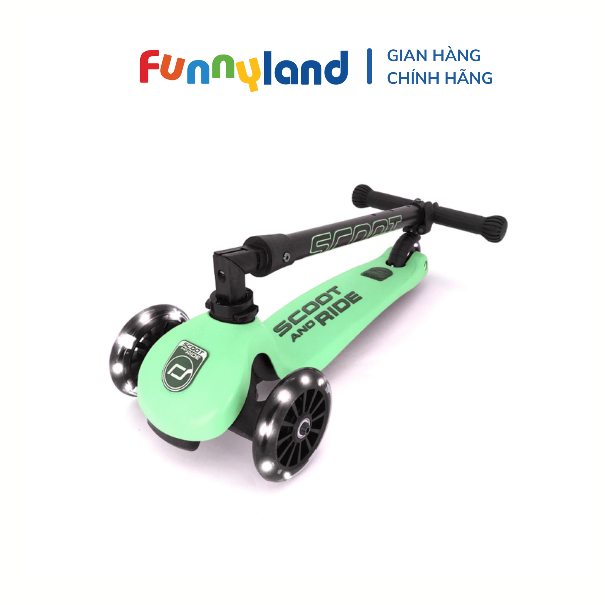 Xe scooter trẻ em Scoot and Ride Highwaykick 3 LED (Kiwi)