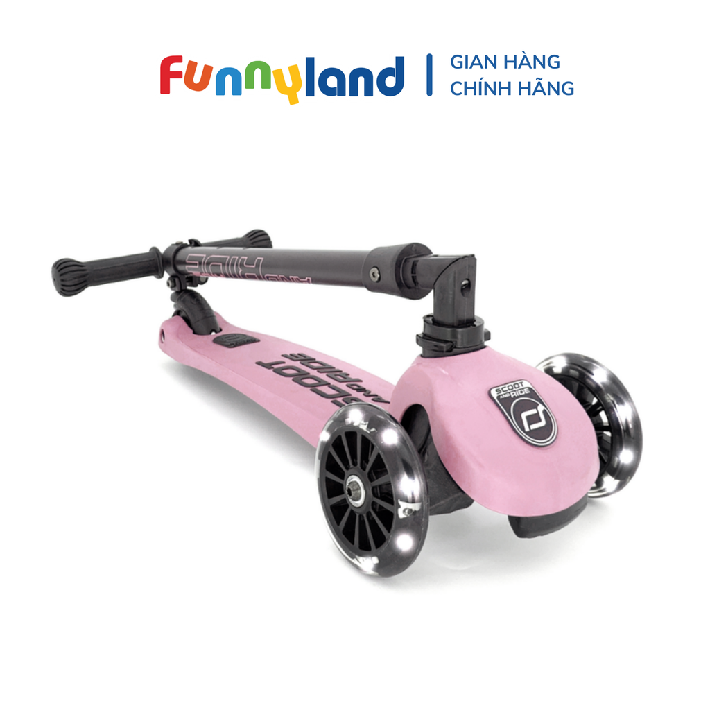 Xe scooter trẻ em Scoot and Ride Highwaykick 3 LED (Rose)