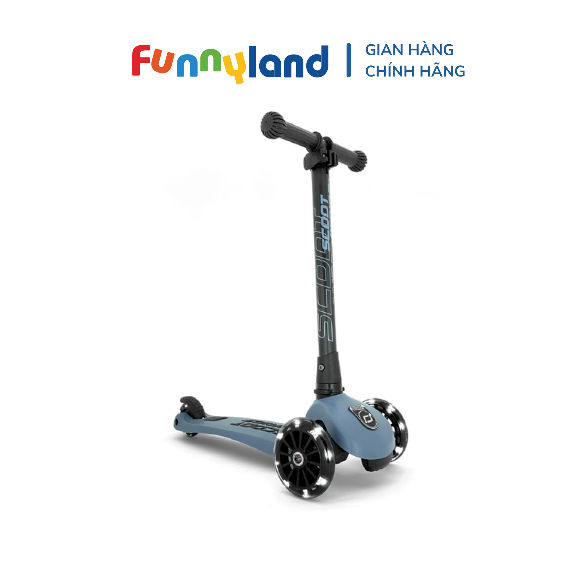 Xe scooter trẻ em Scoot and Ride Highwaykick 3 LED (Steel)