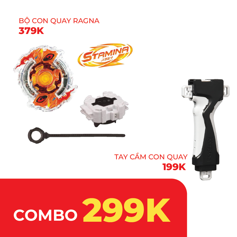  B-03 Bộ Con Quay Beyblade Ragna 