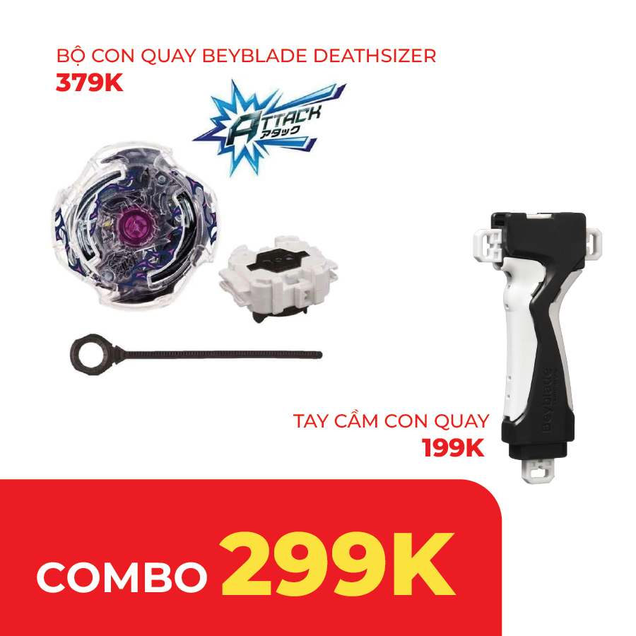  B-12 Bộ Con Quay Beyblade Deathsizer 