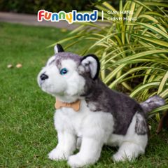 Đồ chơi Thú nhồi bông MY DOG MINI Husky Puppy Sitting