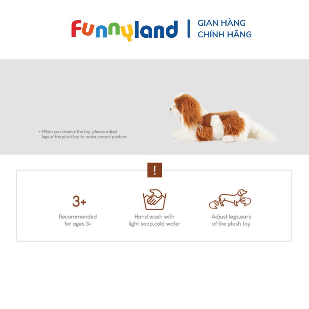 Thú nhồi bông MY DOG MINI King Charles Spaniel Lying