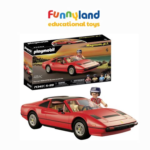 Đồ chơi mô hình Playmobil Magnum, p.i. Ferrari 308 GTS Quattrovalvole