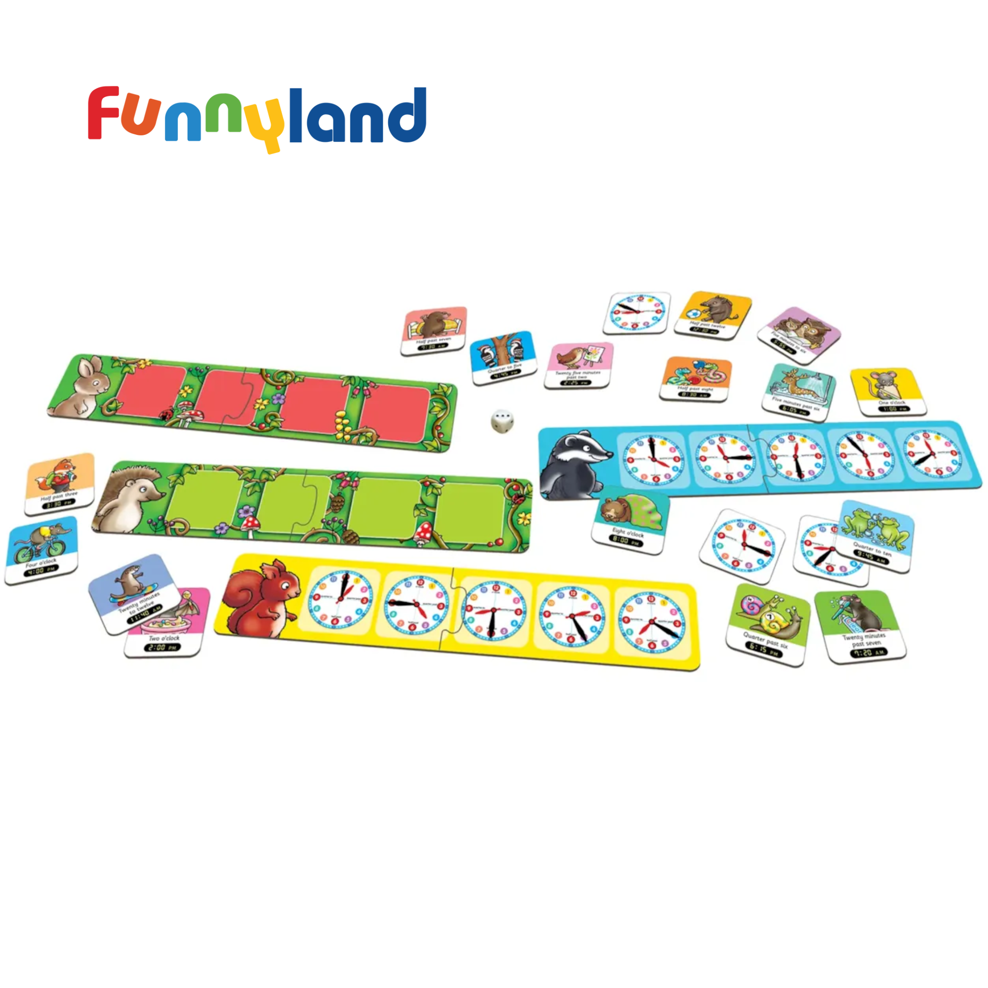  Đồ chơi trí tuệ OrchardToys What's the Time, Mr Wolf - Mấy giờ rồi ông Sói 