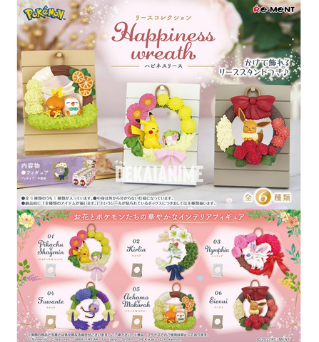 Mô hình Re-ment Pokémon Wreath colletion 2 Happiness Wreath (Random)