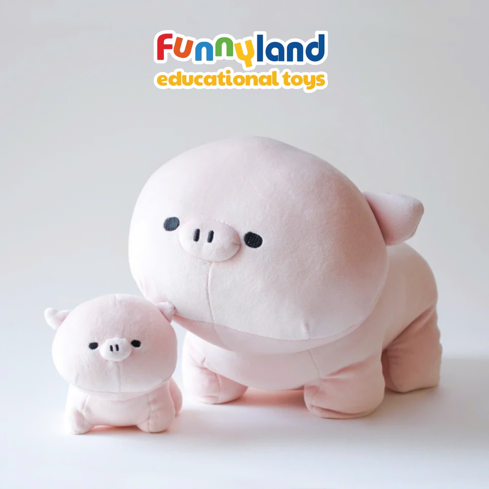  Móc khoá gấu bông Nhật Bản Mofmo Friends - Bé Heo Nhỏ (Micro Pig) 