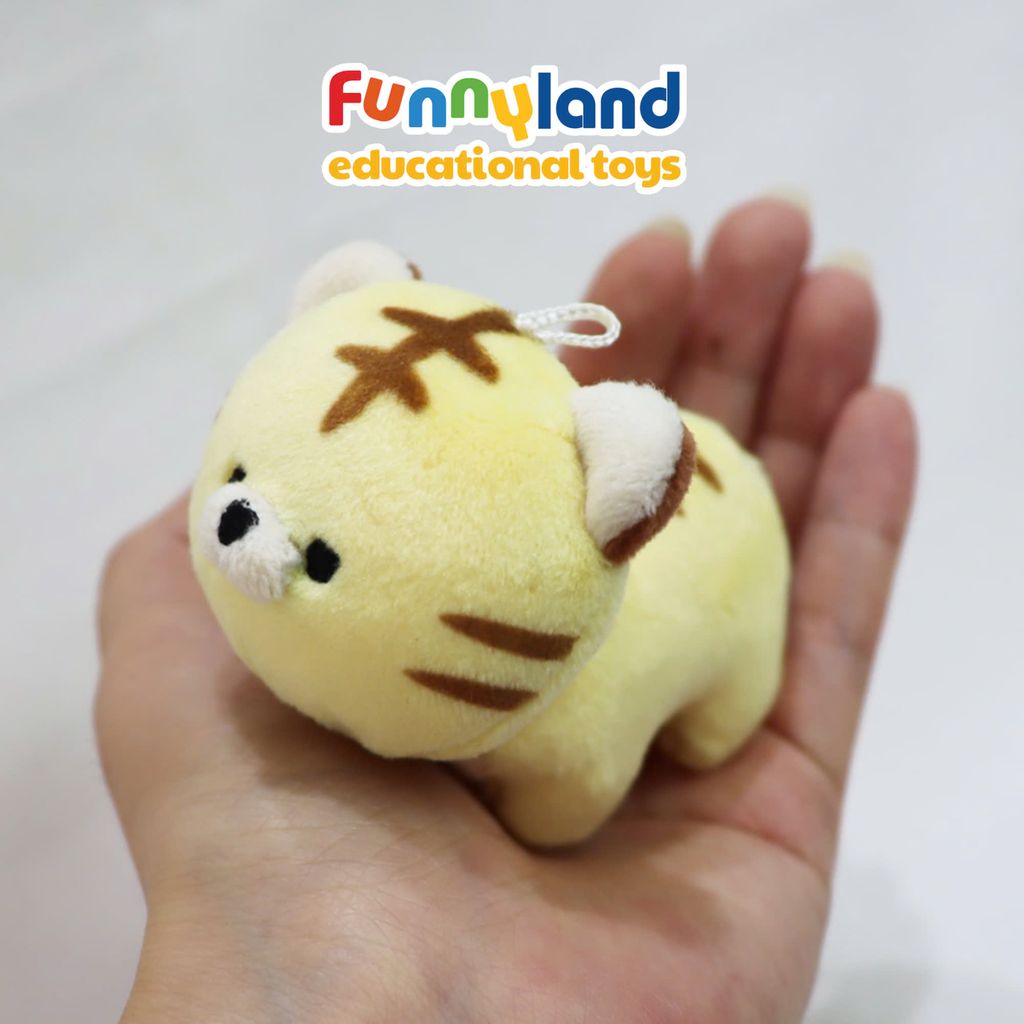 Móc khoá gấu bông Nhật Bản Mofmo Friends - Chú Hổ Vàng (Tiger Yellow)